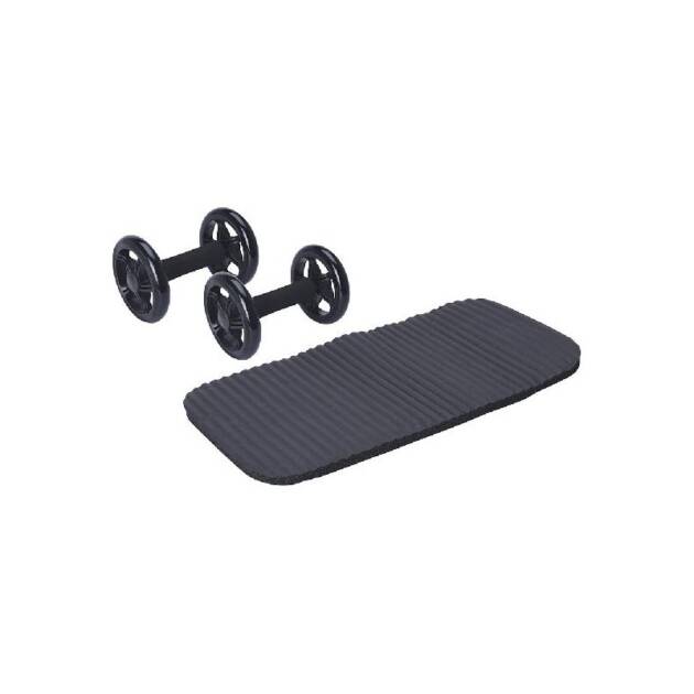 KIT ROLOS ABDOMINAIS COM JOELHEIRA