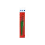 BLISTER 3 PINCEIS ESCOLARES P/ COLA E TEMPERA