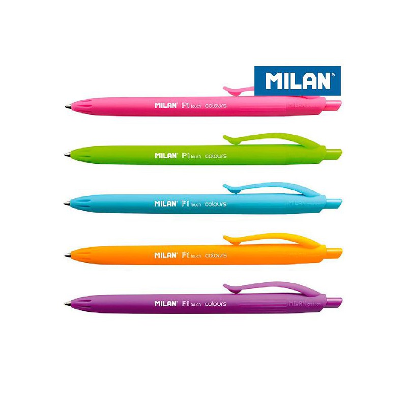BLISTER 5 CANETAS CORES SORTIDAS MILAN - Image 2