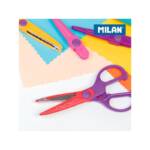 BLISTER TESOURAS ZIG-ZAG 4 FOLHAS INTERCAMBIAVEIS MILAN