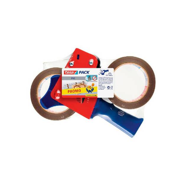 DISPENSADOR FITA COLA DE EMBALAGEM + 2 ROLOS