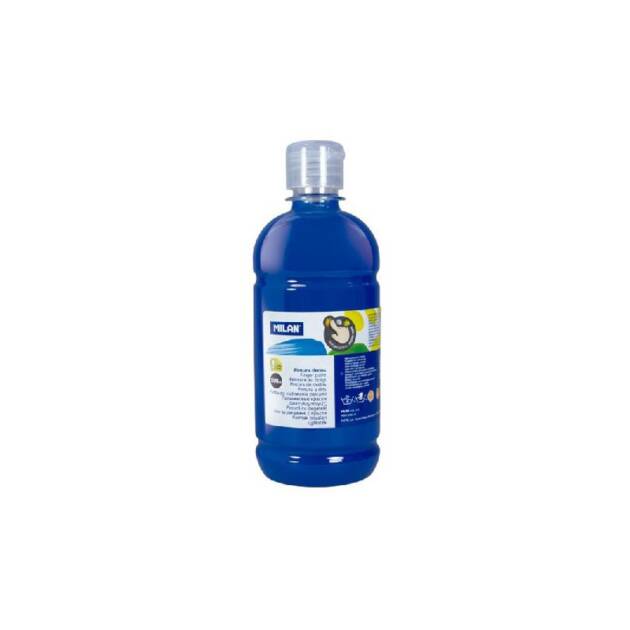 FRASCO PINTURA DEDOS CYAN 500ML