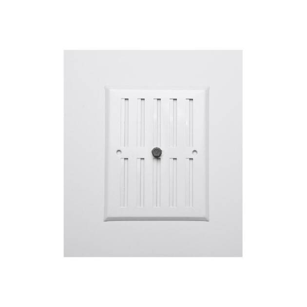 GRELHA REGULÁVEL ALUMINIO 0.8 BRANCO 170X130MM