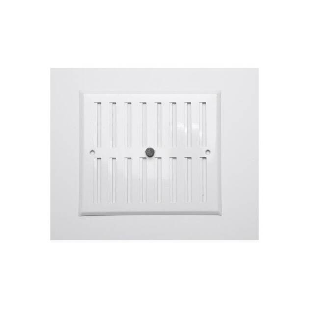 GRELHA REGULÁVEL ALUMINIO 0.8 BRANCO 170X190MM