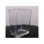 JARRA DE VIDRO QUADRADA 20CM