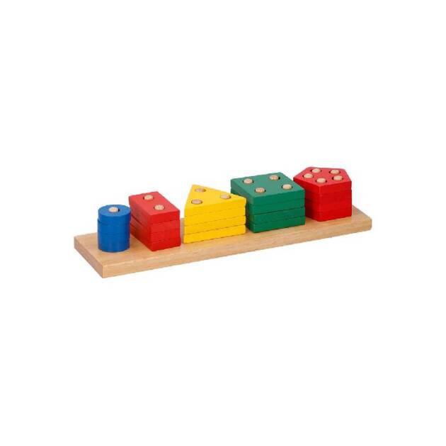 JOGOS DE BLOCOS DE CONSTRUÇÃO DE MADEIRA 20 PEÇAS