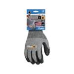 LUVAS DE TRABALHO RESISTENTE COM CORTE FIBRA K-ROCK/ECO-LATEX TAMANHO 9 JUBA