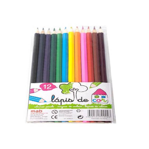 PACK 12 LAPIS COLORIR D094