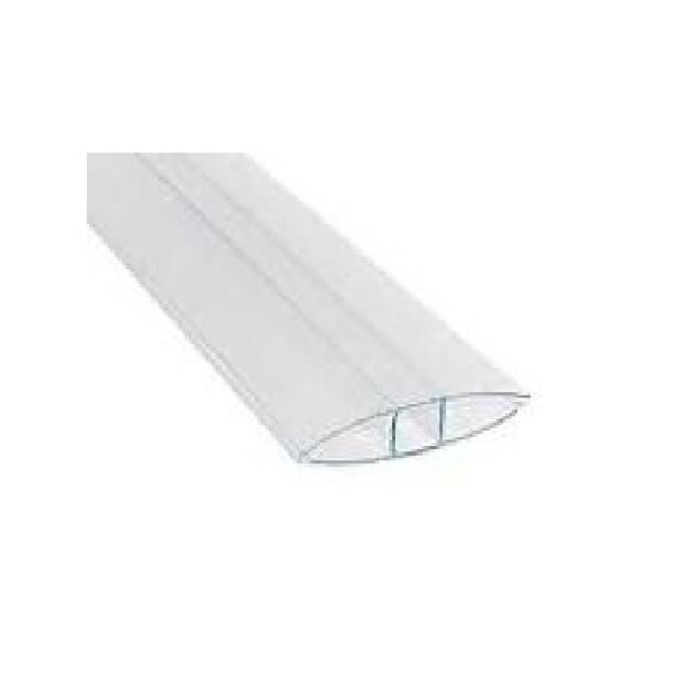 PERFIL UNIAO HP2 P/CHAPA TERMOCLEAR ALVEOLAR POLICABORNATO 10MM 6MT