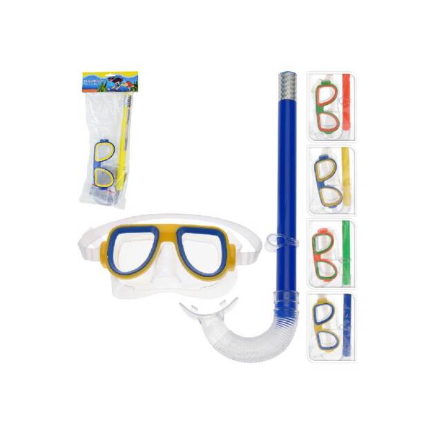 SET SNORKEL INFANTIL CORES SORTIDAS 175X50X420MM